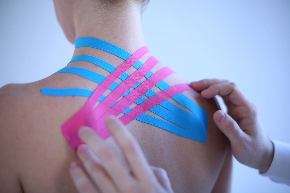 kinesio recording for spinal osteochondrosis